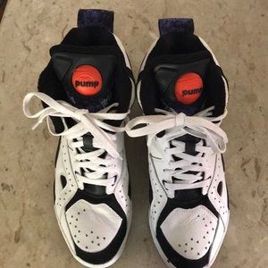 Mens Blacktop x Reebok hightop sneakers